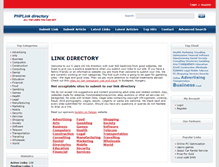 Tablet Screenshot of link-directory.us